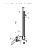 BOOM TRUCK WITH SPLAYED FORWARD FRONT STABILIZERS diagram and image