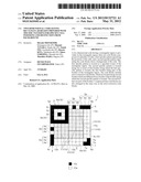 TWO-DIMENSIONAL CODE HAVING RECTANGULAR REGION PROVIDED WITH SPECIFIC     PATTERNS FOR SPECIFY CELL POSITIONS AND DISTINCTION FROM BACKGROUND diagram and image