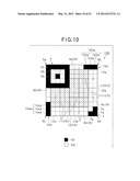 TWO-DIMENSIONAL CODE HAVING RECTANGULAR REGION PROVIDED WITH SPECIFIC     PATTERNS FOR SPECIFY CELL POSITIONS AND DISTINCTION FROM BACKGROUND diagram and image