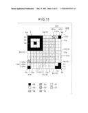 TWO-DIMENSIONAL CODE HAVING RECTANGULAR REGION PROVIDED WITH SPECIFIC     PATTERNS FOR SPECIFY CELL POSITIONS AND DISTINCTION FROM BACKGROUND diagram and image