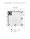 TWO-DIMENSIONAL CODE HAVING RECTANGULAR REGION PROVIDED WITH SPECIFIC     PATTERNS FOR SPECIFY CELL POSITIONS AND DISTINCTION FROM BACKGROUND diagram and image