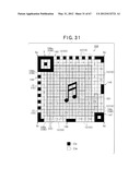 TWO-DIMENSIONAL CODE HAVING RECTANGULAR REGION PROVIDED WITH SPECIFIC     PATTERNS FOR SPECIFY CELL POSITIONS AND DISTINCTION FROM BACKGROUND diagram and image