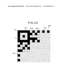 TWO-DIMENSIONAL CODE HAVING RECTANGULAR REGION PROVIDED WITH SPECIFIC     PATTERNS FOR SPECIFY CELL POSITIONS AND DISTINCTION FROM BACKGROUND diagram and image