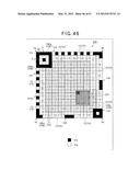 TWO-DIMENSIONAL CODE HAVING RECTANGULAR REGION PROVIDED WITH SPECIFIC     PATTERNS FOR SPECIFY CELL POSITIONS AND DISTINCTION FROM BACKGROUND diagram and image