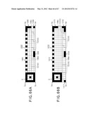 TWO-DIMENSIONAL CODE HAVING RECTANGULAR REGION PROVIDED WITH SPECIFIC     PATTERNS FOR SPECIFY CELL POSITIONS AND DISTINCTION FROM BACKGROUND diagram and image