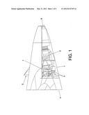 TAIL-CONE OF AN AIRCRAFT WITH MOVABLE FAIRING diagram and image