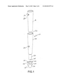 Umbrella holder system for docks and decks diagram and image