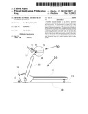 BENDABLE HANDRAIL ASSEMBLY OF AN EXERCISE APPARATUS diagram and image