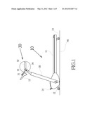 BENDABLE HANDRAIL ASSEMBLY OF AN EXERCISE APPARATUS diagram and image