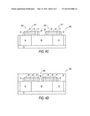 SELF-ALIGNED, PLANAR PHASE CHANGE MEMORY ELEMENTS AND DEVICES, SYSTEMS     EMPLOYING THE SAME AND METHODS OF FORMING THE SAME diagram and image