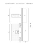 SEMICONDUCTOR STRUCTURE INCLUDING A HIGH PERFORMANCE FET AND A HIGH     VOLTAGE FET ON AN SOI SUBSTRATE diagram and image