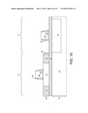 SEMICONDUCTOR STRUCTURE INCLUDING A HIGH PERFORMANCE FET AND A HIGH     VOLTAGE FET ON AN SOI SUBSTRATE diagram and image