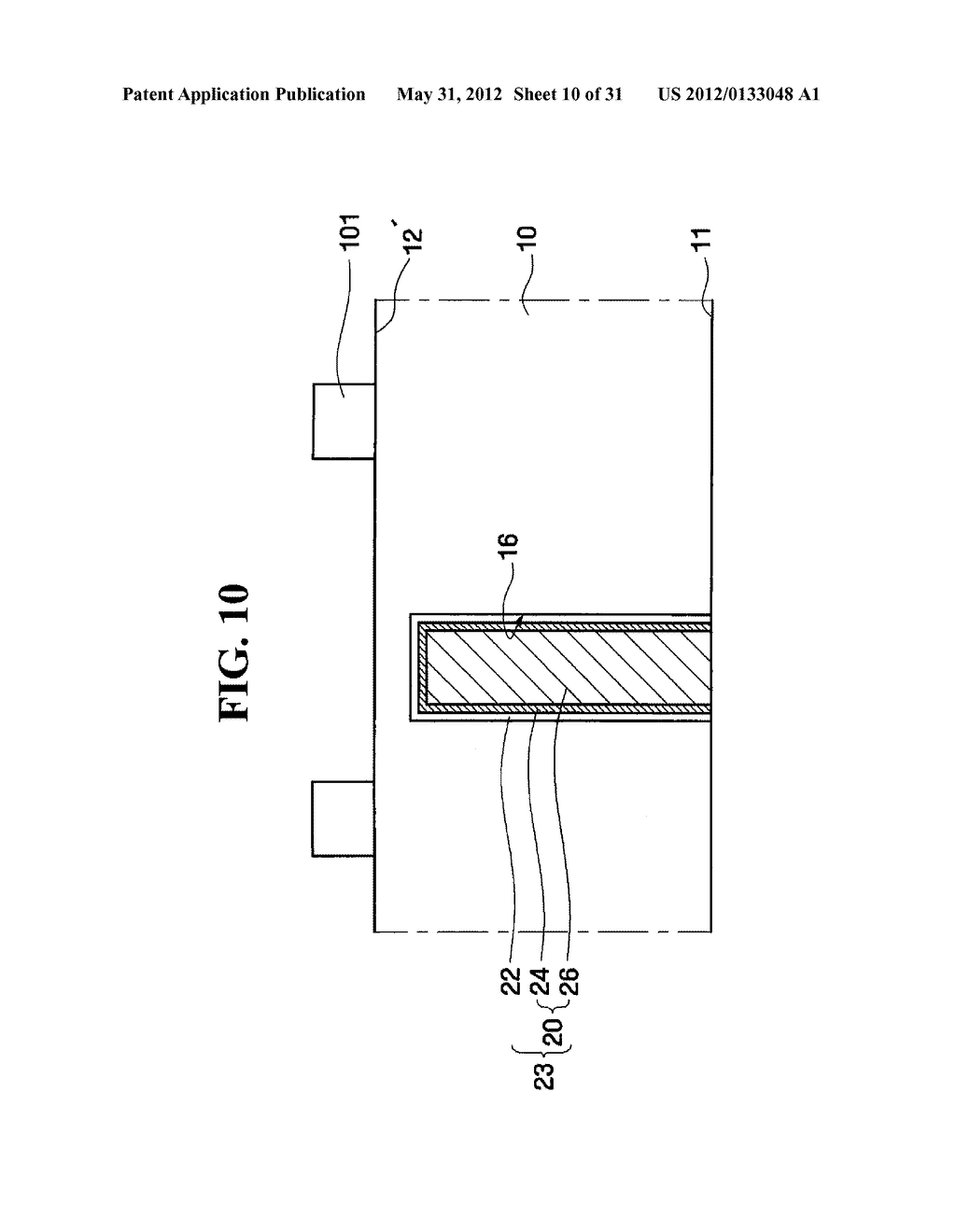 SEMICONDUCTOR DEVICE, FABRICATING METHOD THEREOF AND SEMICONDUCTOR PACKAGE     INCLUDING THE SEMICONDUCTOR DEVICE - diagram, schematic, and image 11