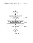 STROLLER WITH BRAKING DEVICE diagram and image