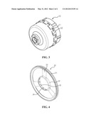 Assembling Structure For Wheel and Hub of Electric Bicycle diagram and image