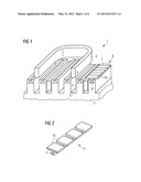 WEDGE FOR A STATOR OF A GENERATOR WITH PREFORMED COIL WINDINGS diagram and image