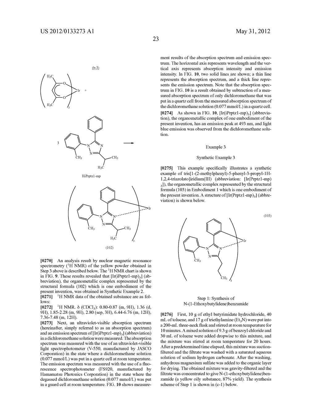 Organometallic Complex, Light-Emitting Element, Light-Emitting Device,     Electronic Device, and Lighting Device - diagram, schematic, and image 70