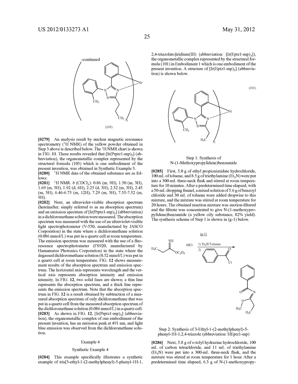 Organometallic Complex, Light-Emitting Element, Light-Emitting Device,     Electronic Device, and Lighting Device - diagram, schematic, and image 72