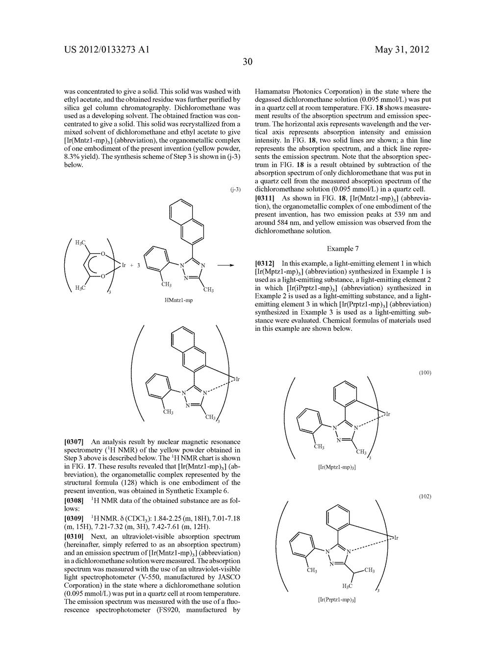 Organometallic Complex, Light-Emitting Element, Light-Emitting Device,     Electronic Device, and Lighting Device - diagram, schematic, and image 77