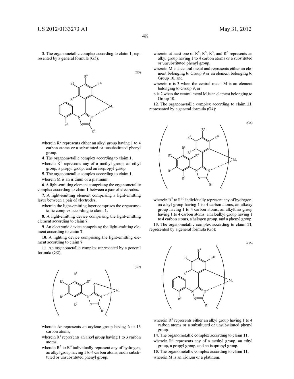 Organometallic Complex, Light-Emitting Element, Light-Emitting Device,     Electronic Device, and Lighting Device - diagram, schematic, and image 95