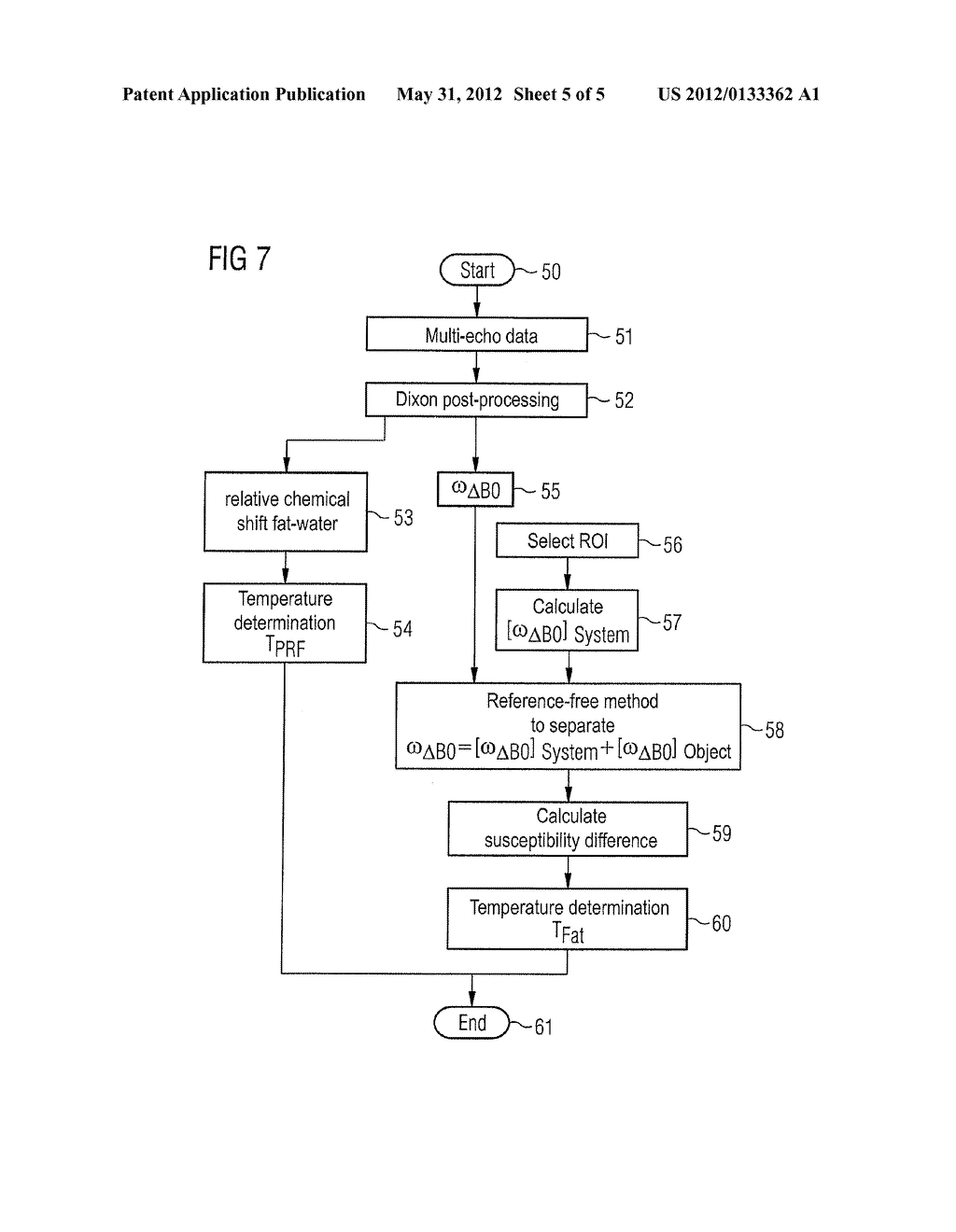 MAGNETIC RESONANCE METHOD AND SYSTEM FOR PHASE CORRECTION OF MAGNETIC     RESONANCE SIGNALS ORIGINATING IN MIXED TISSUE - diagram, schematic, and image 06