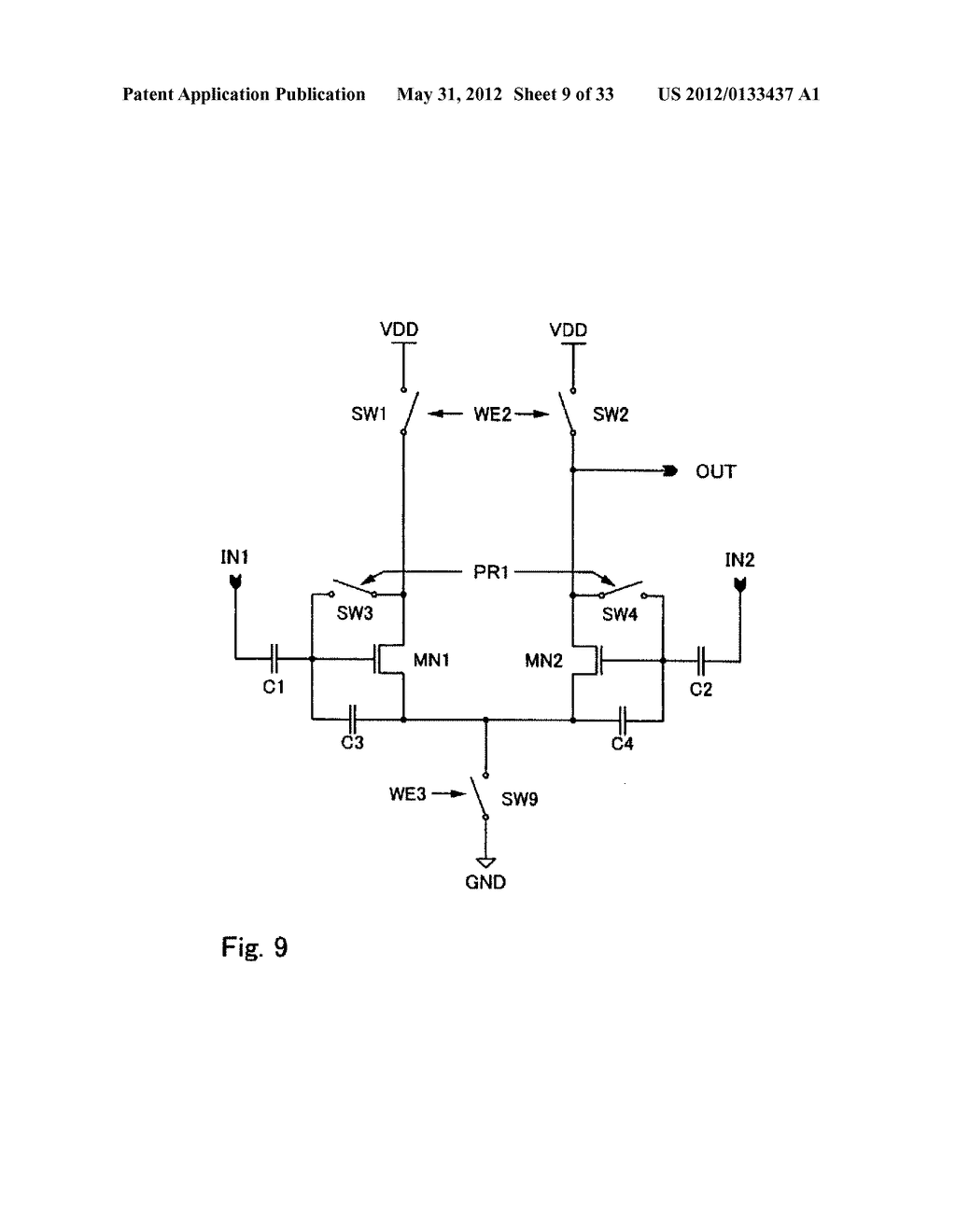 SENSE AMPLIFIER AND ELECTRONIC APPARATUS USING THE SAME - diagram, schematic, and image 10