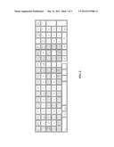 KEYBOARD CAPABLE OF DISPLAYING TIME diagram and image