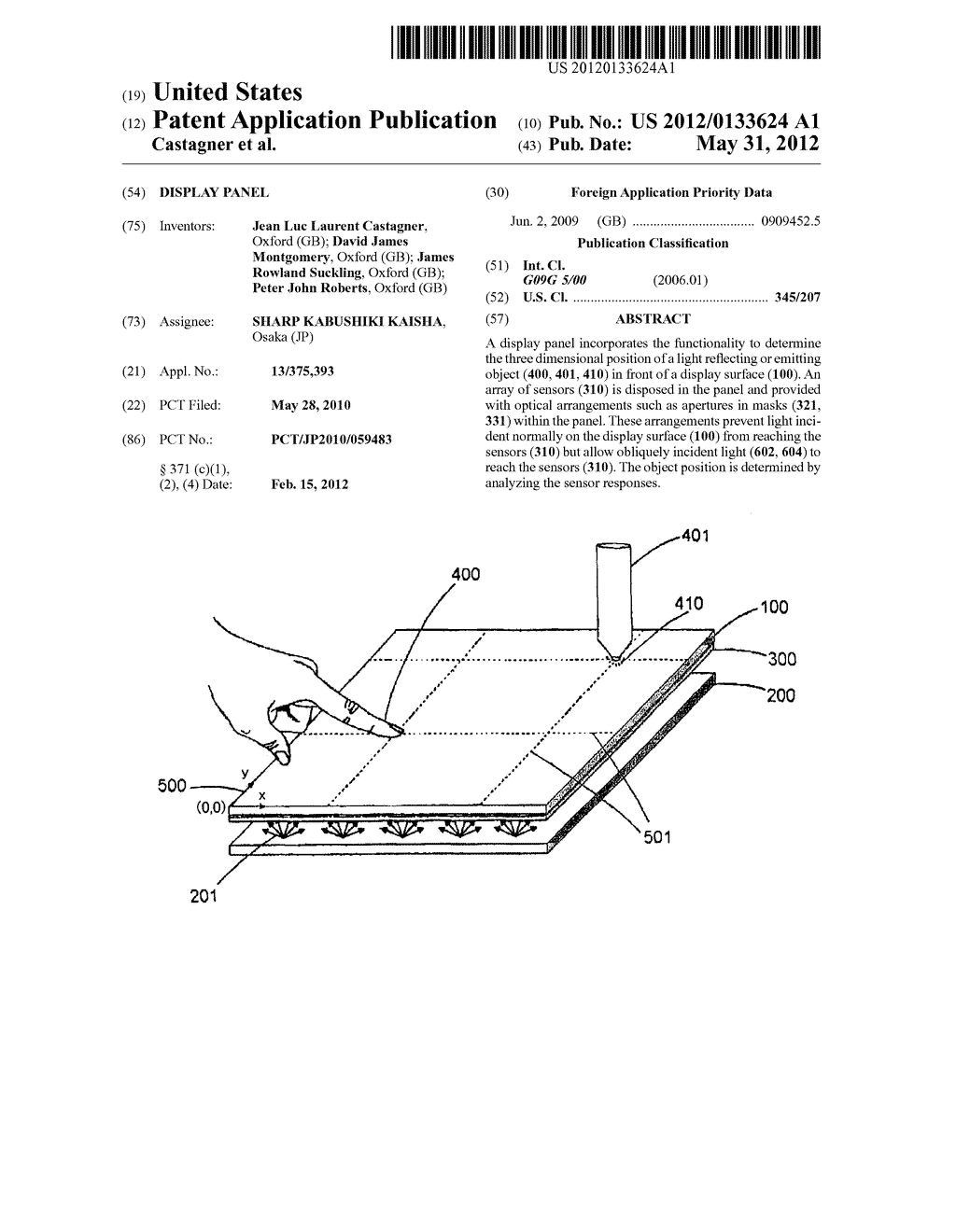 DISPLAY PANEL - diagram, schematic, and image 01