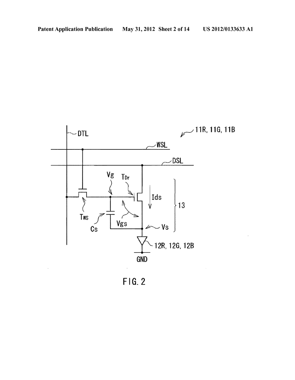 DISPLAY DEVICE, ELECTRONIC DEVICE, AND METHOD OF DRIVING DISPLAY DEVICE - diagram, schematic, and image 03