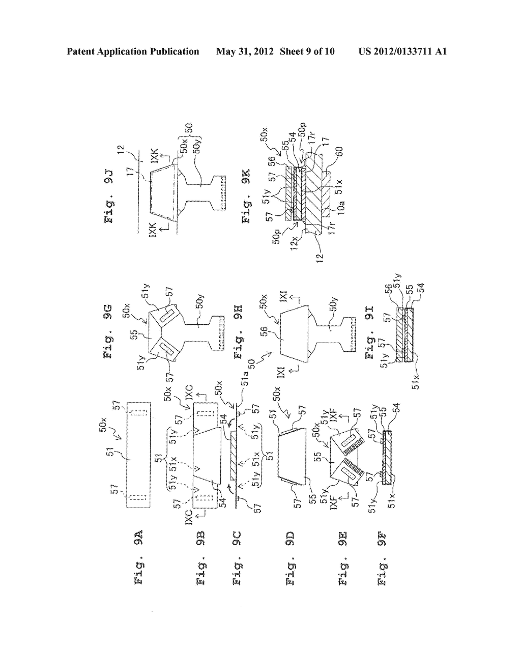 METHOD FOR MANUFACTURING LIQUID-JETTING HEAD AND LIQUID-JETTING HEAD - diagram, schematic, and image 10