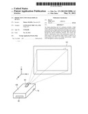 Projection-type Image Display Device diagram and image