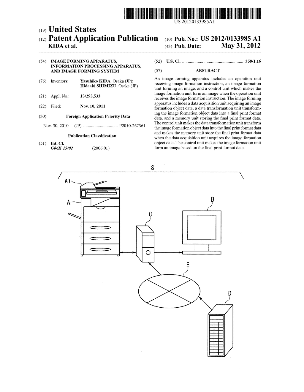 IMAGE FORMING APPARATUS, INFORMATION PROCESSING APPARATUS, AND IMAGE     FORMING SYSTEM - diagram, schematic, and image 01