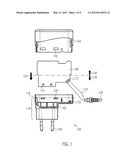 PARTIALLY COMPOUND-FILLED POWER SUPPLY UNIT AND MANUFACTURING METHOD diagram and image