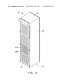 SERVER CABINET AND SERVER SYSTEM USING THE SAME diagram and image