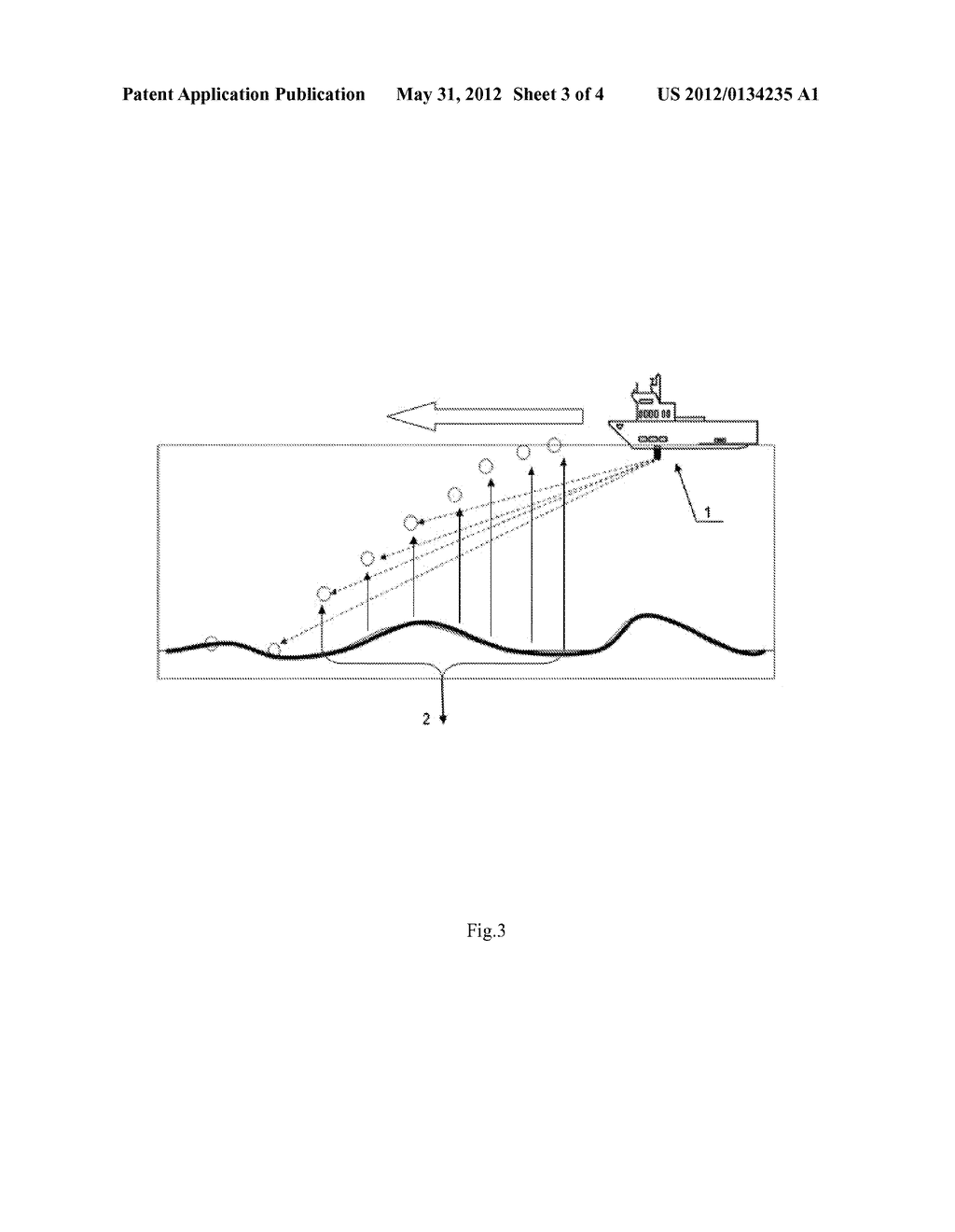 Areal Marine Seismic Exploration Method - diagram, schematic, and image 04