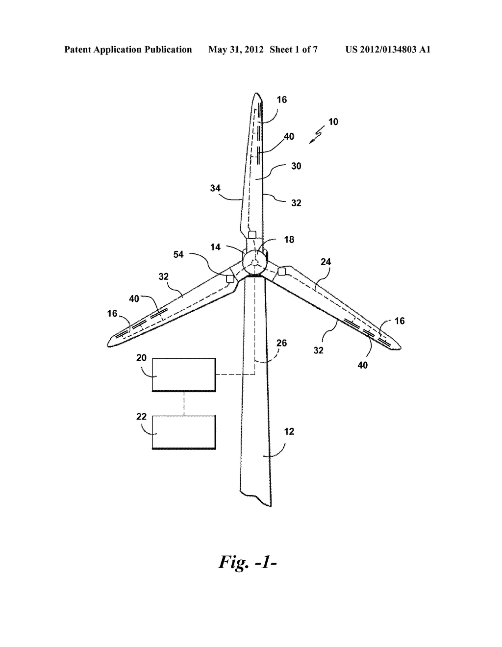 METHOD FOR SHUT DOWN OF A WIND TURBINE HAVING ROTOR BLADES WITH FAIL-SAFE     AIR BRAKES - diagram, schematic, and image 02