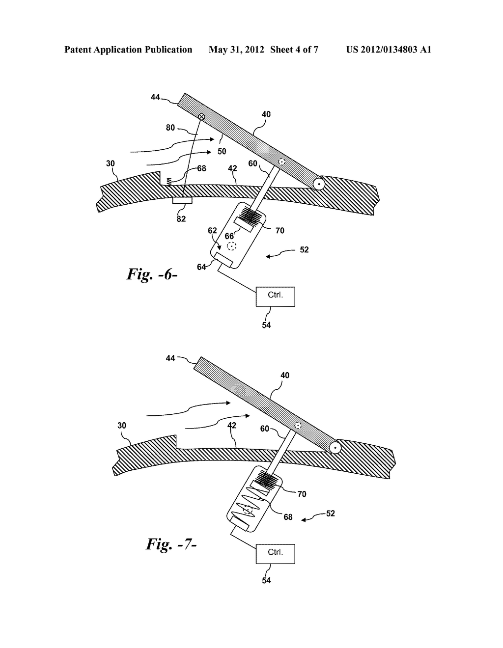 METHOD FOR SHUT DOWN OF A WIND TURBINE HAVING ROTOR BLADES WITH FAIL-SAFE     AIR BRAKES - diagram, schematic, and image 05