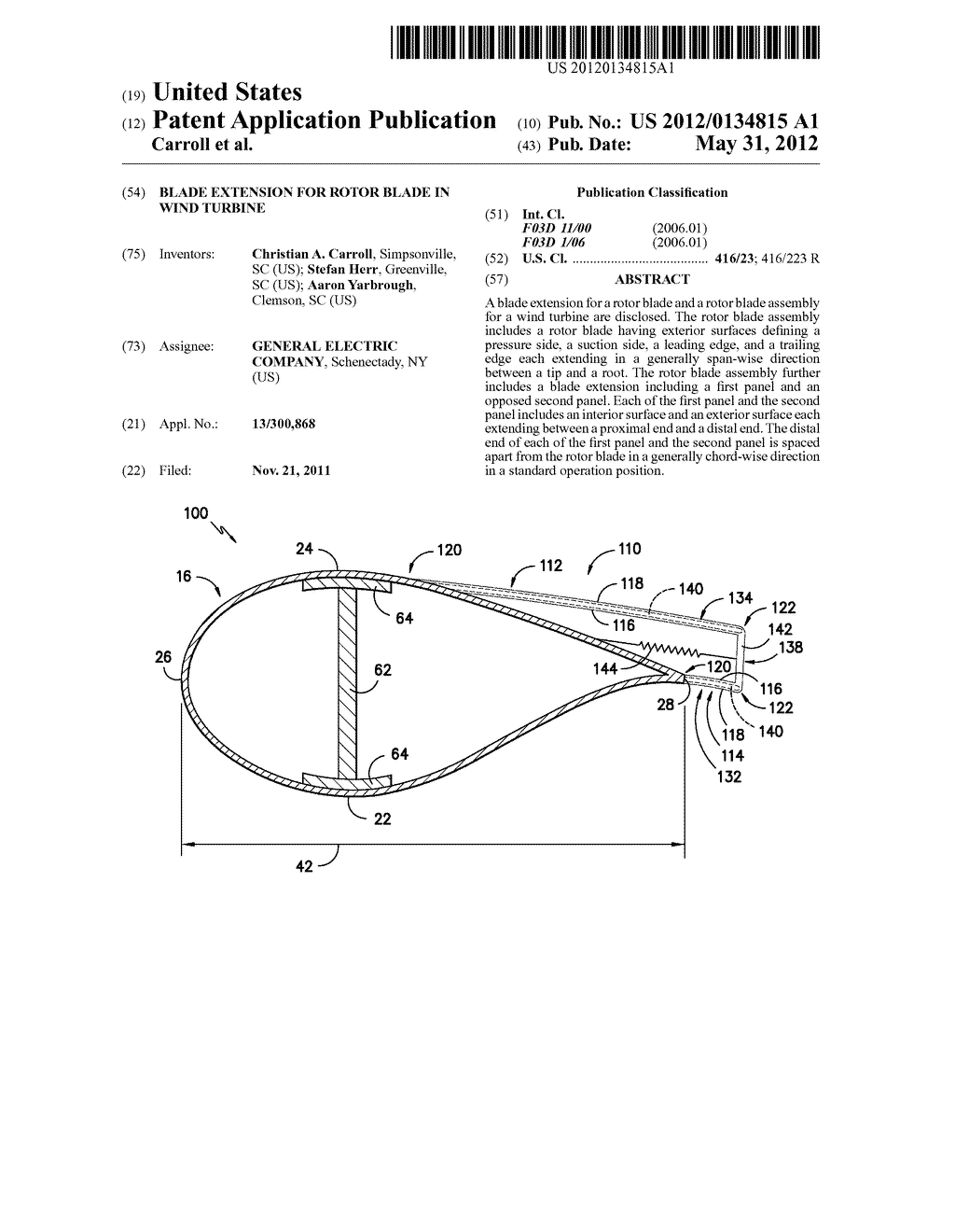 BLADE EXTENSION FOR ROTOR BLADE IN WIND TURBINE - diagram, schematic, and image 01