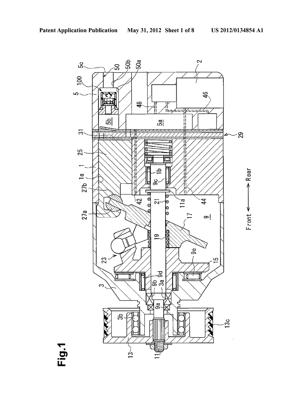 Differential pressure control valve and variable displacement compressor     having the differential pressure control valve - diagram, schematic, and image 02