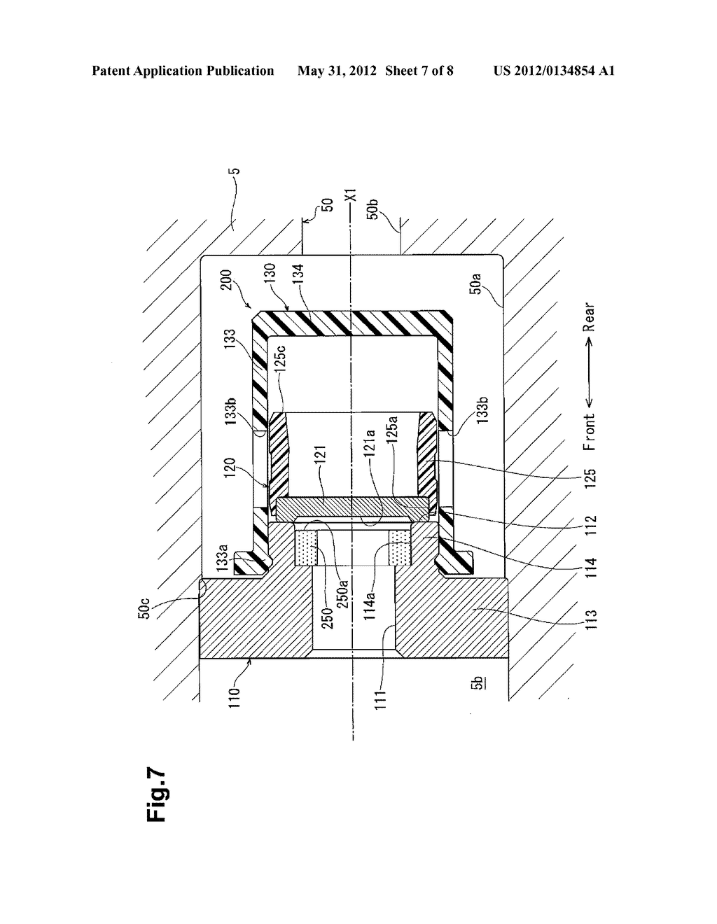 Differential pressure control valve and variable displacement compressor     having the differential pressure control valve - diagram, schematic, and image 08