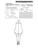 FASTENING SCREW FOR PROSTHETIC COMPONENTS IN IMPLANTODONTICS diagram and image