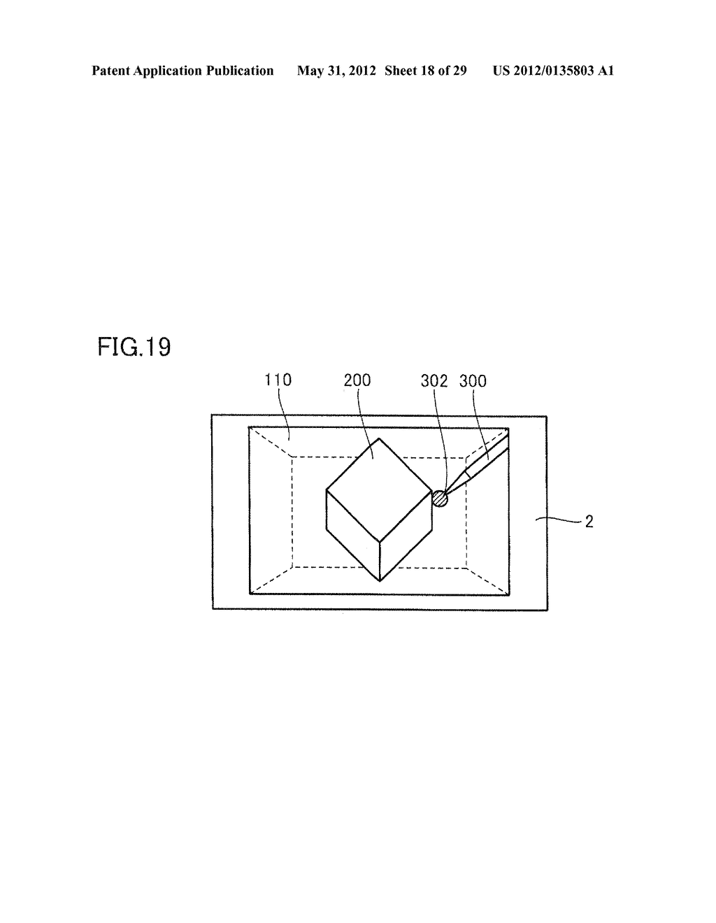 GAME DEVICE UTILIZING STEREOSCOPIC DISPLAY, METHOD OF PROVIDING GAME,     RECORDING MEDIUM STORING GAME PROGRAM, AND GAME SYSTEM - diagram, schematic, and image 19