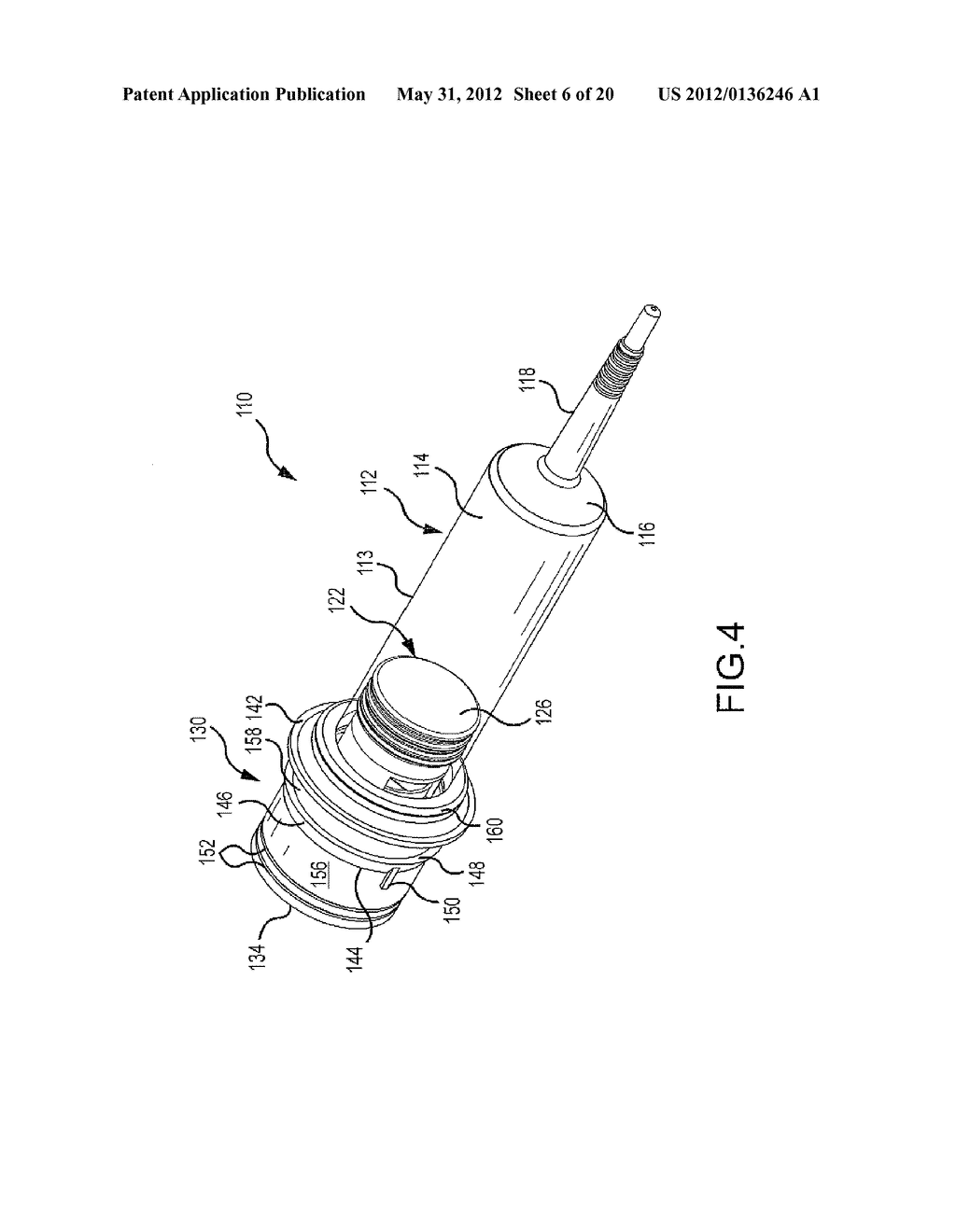 Power Injector Syringe Assembly - diagram, schematic, and image 07