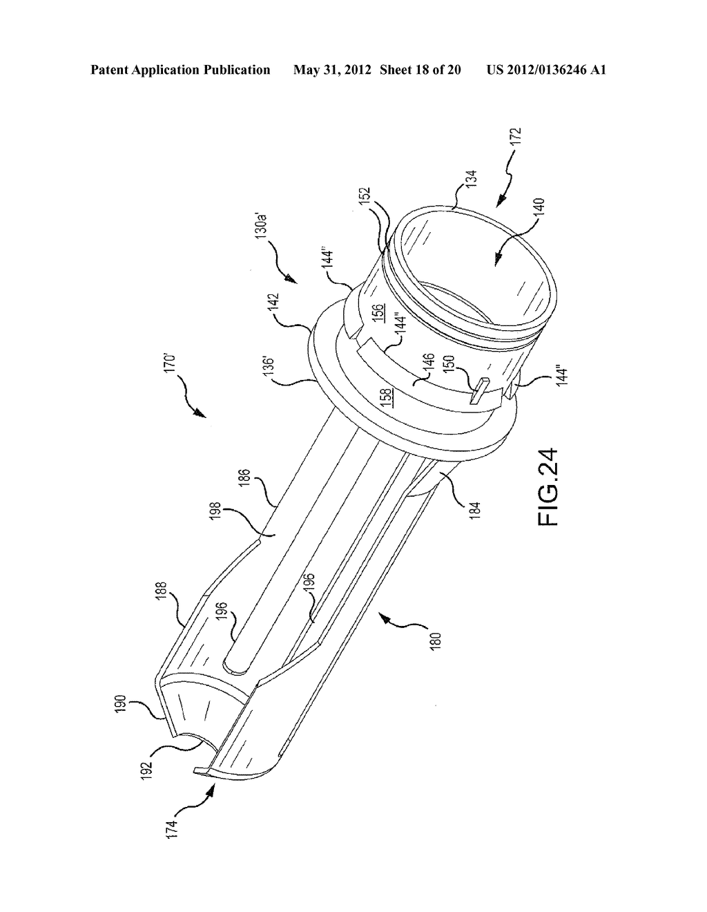 Power Injector Syringe Assembly - diagram, schematic, and image 19