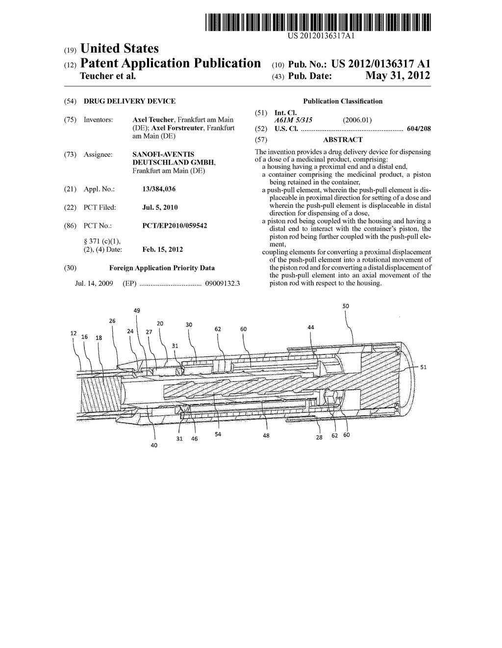 DRUG DELIVERY DEVICE - diagram, schematic, and image 01