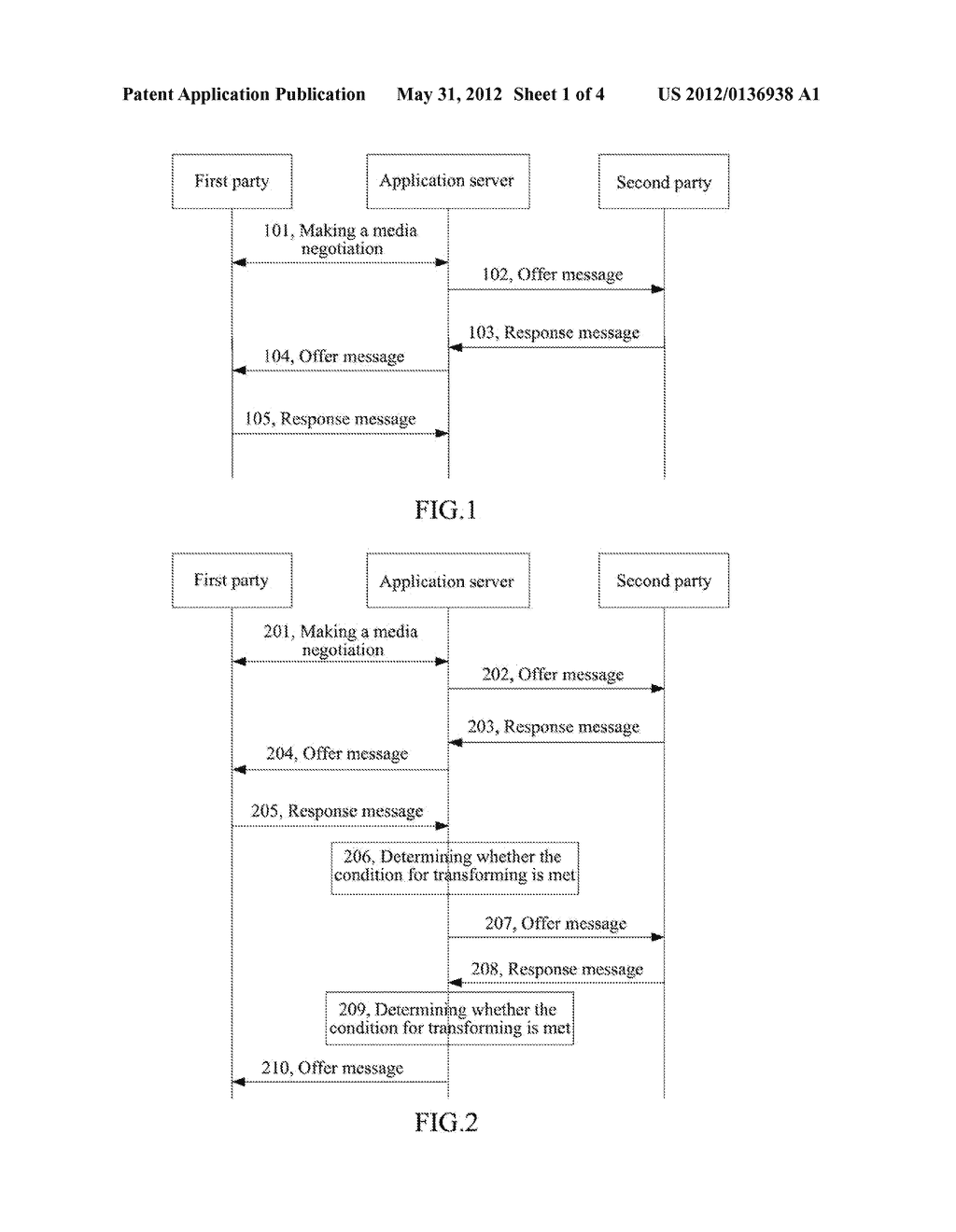 Method and Apparatus for Call Proceeding in Call Control of Application     Server - diagram, schematic, and image 02