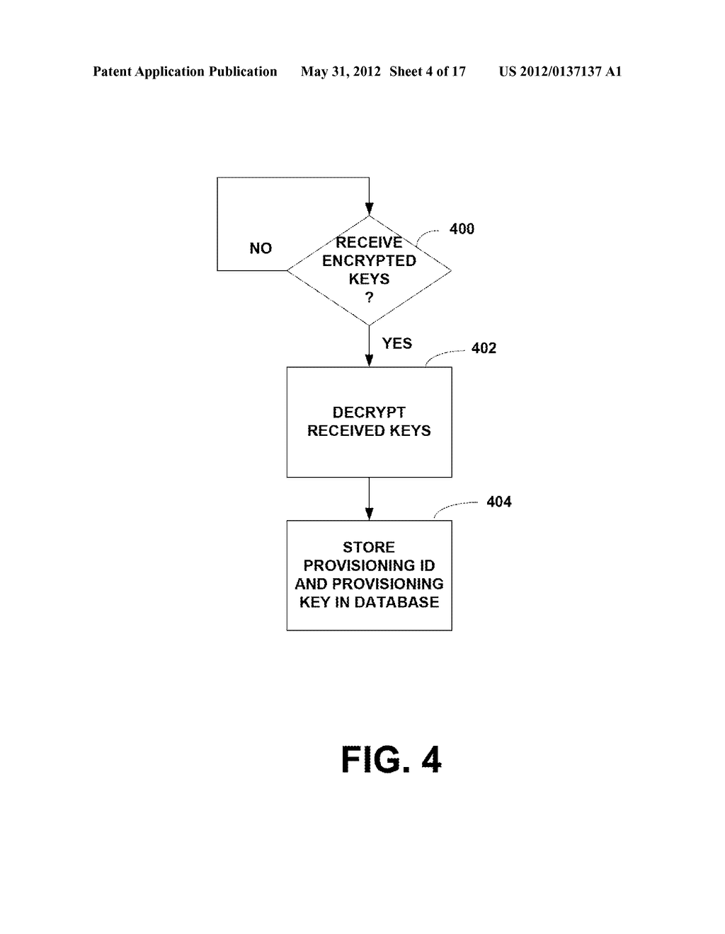 METHOD AND APPARATUS FOR KEY PROVISIONING OF HARDWARE DEVICES - diagram, schematic, and image 05