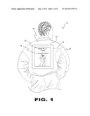 Apparel Attachable Detachable Display Frame diagram and image