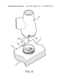 Fixing structure of a faucet and an operating method thereof diagram and image