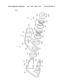 HINGE AND BRACKET FOR HINGE diagram and image